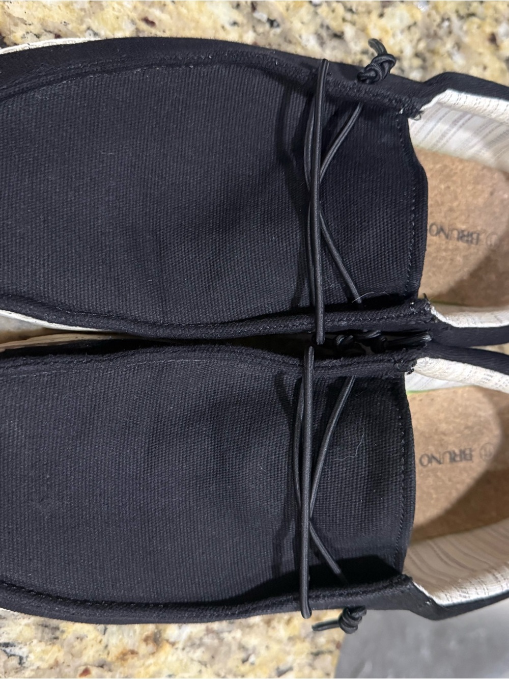 Bruno Marc Black Slip-On Canvas Sneakers